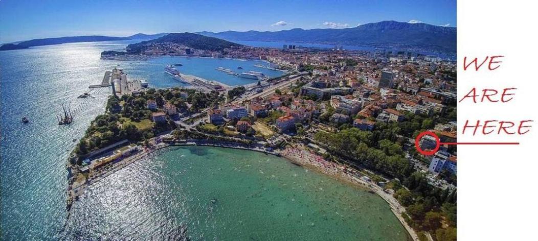 Studio At Bacvice Beach Split Buitenkant foto